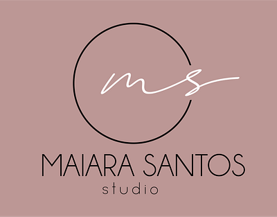 Studio Maiara Santos | Branding branding elegant design feminine feminine logo illustrator logo minimalist logo pink