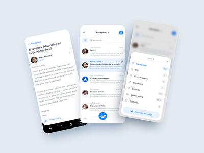 Mail app app app design inbox inboxapp light mail ui