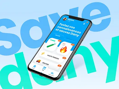 Corporate Safety Quizz app app art direction design ui ux