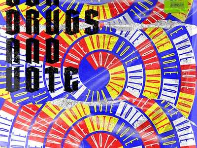 Go Vote poster typedesign visual design vote vote2020