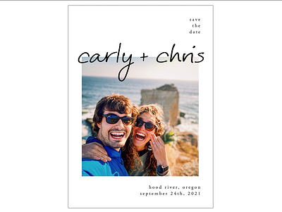 Save the date layout savethedate wedding