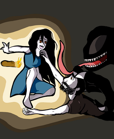 Terror design illustration