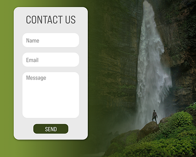 Daily UI #028 contact dailyui photoshop xd