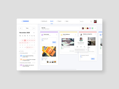 Sprint Manager application dailyui dashboard dashboard app design materialdesign product product design sprint timeline trello ui uiux ux web design webapp webapp design webapplication webdesign website