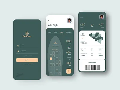 Air Ticket booking app concept(practice)