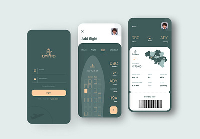 Air Ticket booking app concept(practice)