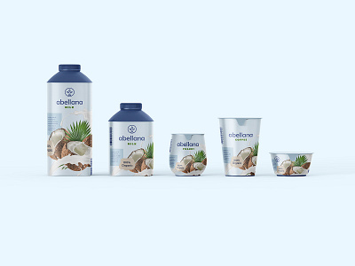 Abellana Packaging Flavours bio brand brand identity branding green leaf leaves logo logo design modern organic packaging plant plants sustainable vegan visual identity