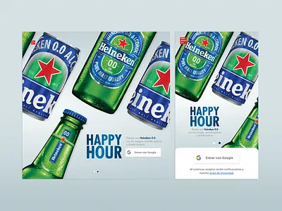 Heineken Happy Hour heineken ui ux
