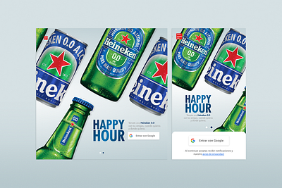 Heineken Happy Hour heineken ui ux