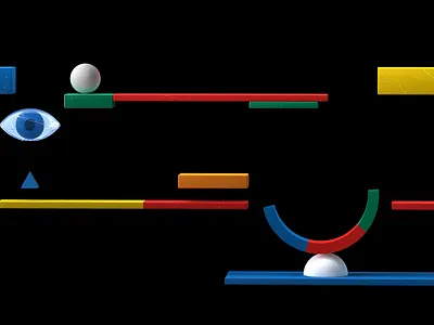 Bauhaus Machine 3D 3d animation motion motion design