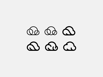 Cloud logo concepts brand branding icon identity logo mark minimal minimalism symbol