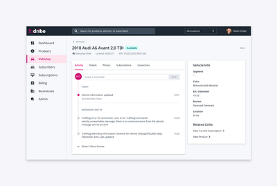 Enterprise UI Details Page accessibility enterprise software enterprise ux portal design timeline design usability