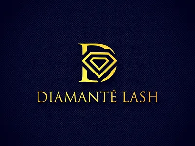 Diamante Lash logo branding graphics design