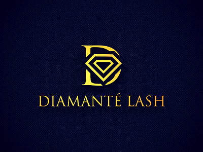 Diamante Lash logo branding graphics design