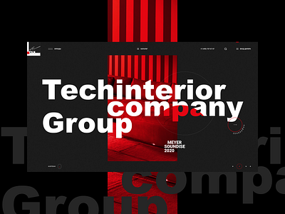 Techinterior dark. adobe xd branding design designs minimal photoshop shot ui ux web