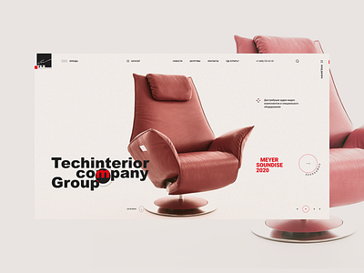 Techinterior light. adobe xd branding design designs minimal photoshop shot ui ux web