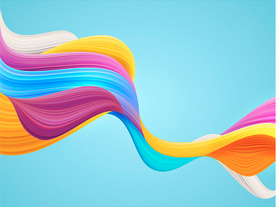 Color Flow art background brush color colorful design dynamic flow freevector geometric illustration illustrator line style vector
