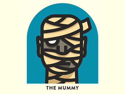 The Mummy design halloween illustration