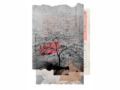 Collage art #3 abstract collage cut out cut paper digital art digital collage digital panting graphic design poster poster design texture vintage