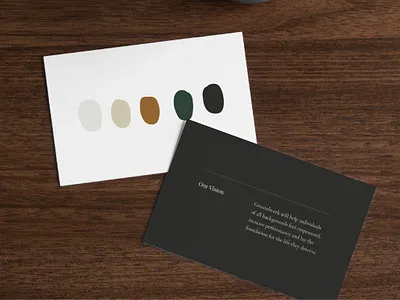 Groundwork Health | Colors + Vision brand design brand identity branding branding and identity color palette typography