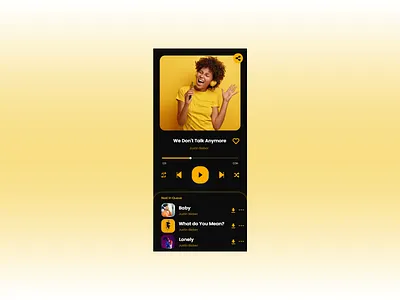 Daily UI 009 Music Player adobe photoshop adobe xd dailyui design ui ux