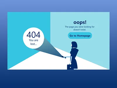 Daily UI 008 404 Page adobe photoshop adobe xd dailyui design ui ux