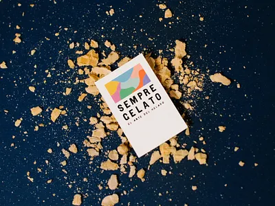 Sempre Gelato Sticker design graphicdesign identity photography sticker