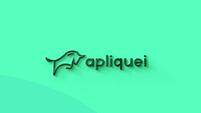 Apliquei - Concultoria Financeira bull finance logo graphicdesign logo logotype minimalist
