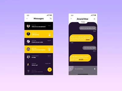 Daily UI 013 Direct messages adobe photoshop adobe xd dailyui design ui ux
