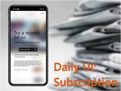 Daily UI 026 Subscription adobe xd dailyui design challenge mobile app mobile app design mobile design mobile ui modal newsletter subscribe subscribe form subscription subscription box subscriptions uidesign ux ui uxdesign
