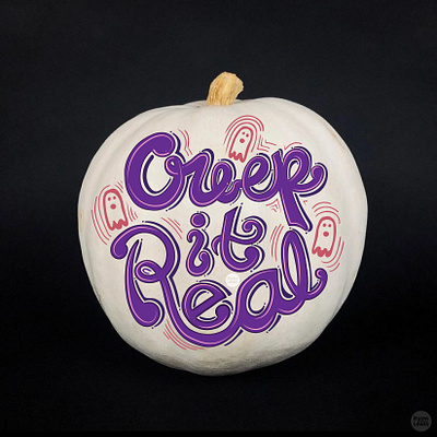 Creep it real - Halloween creepitreal creepy dribbbleweeklywarmup font ghoul halloween lettering lettering art pumpkin typography