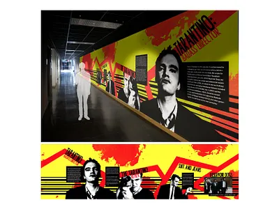 Tarantino Exhibit environmental design exhibit kill bill quentin tarantino