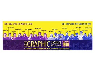 BFA Show Poster bfa design show graphic design poster senior show