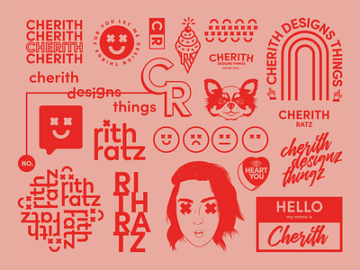 Hey, I’m Cherith, and I Design Things branding chihuahua design designer girl girl boss illustration illustrator logo logo design logodesign portrait self promo self promotion type vectorart