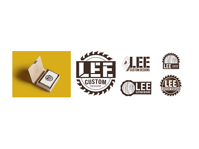 Lee Custom Designs branding custom furniture graphic design logo design woodworking
