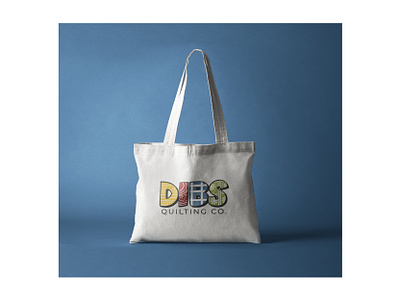 DIBS Quilting Co. Logo graphic design logo design quilting