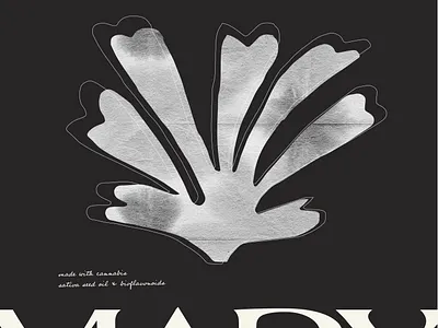 Mary Cannabis Skincare editorial design skincare