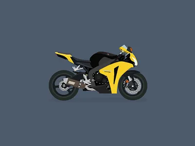 2008 Honda CBR 1000RR illustration vector