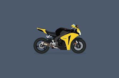 2008 Honda CBR 1000RR illustration vector