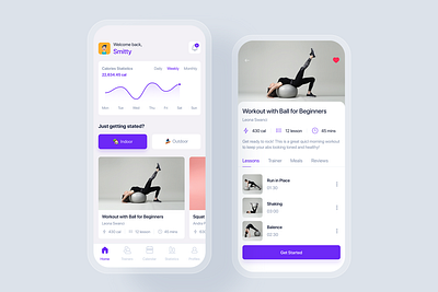 Fitness UI Kit app fitness fitness app fitness ui form infomation ui design template theme ui ui ux ui design ui kit uidesign