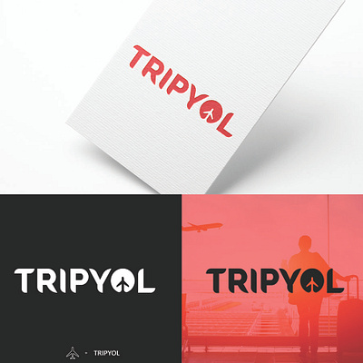 Tripyol Logo Concept creative design icon illustration logo travel tripyol typography