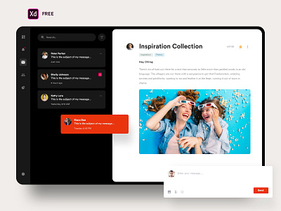 Email Template Design email design email template freebie xd freebies home page inbox design inspiration landing page ui ux design ui ux designer website design