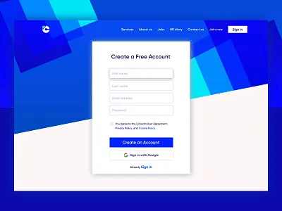 Sign up Dark UI Design clean design colors design layoutdesign minimal ui uidesign web webdesign website