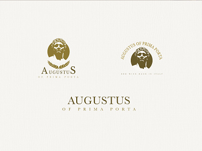 Augustus of Prima Porta | Red Wine l Logo Design adobe illustrator badge design branding business logo crosshatch design process engraving etching graphic design illustration illustration art logo logo design logo designer scratchboard vector vintage logo