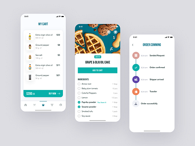 KOOKERS - Food videos, recipes & groceries bank card banking banking app booking app clean ui delivery finance food food and drink food app food delivery food order grocery homepage illustration order receipt ui design wallet wallet app