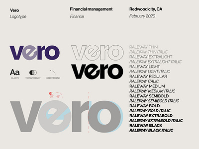 Vero Logotype brand identity branding finance finance logo logo logo type logotipo logotype logotype design logotype designer logotypedesign logotypes management type typography typography logo word mark wordmark wordmark logo wordmarks