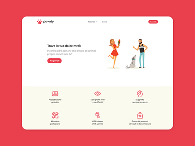 Pawdy design identity web