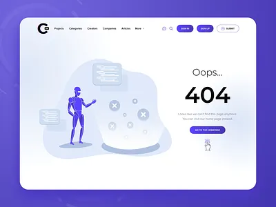 Catchar 404 Page Error 404 404page augmented augmented reality catchar design error page minimal minimalism ui ui design ux ux design web webdesign
