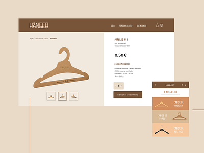 Hanger • Shop app cart colors create design desktop different experience fun hanger ideas nude prototype shop shopping shopping cart store ui ux xd