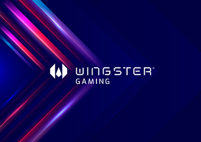 WINGSTER brand branding design ecom game gaming gaming app icon logo mark tech technical techno wing